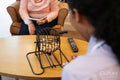 People playing bingo at nursing home