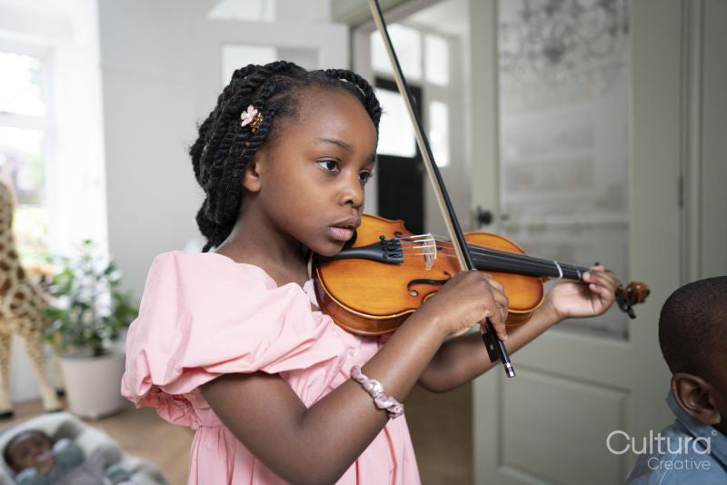 Girl playing violin