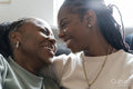 Portrait of smiling couple embracing