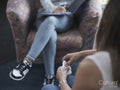 Therapist and patient in therapy session