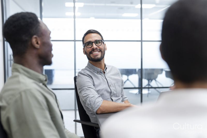 Business people having meeting in office