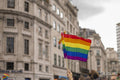 People taking part in London Pride