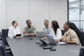 Business people having meeting in office