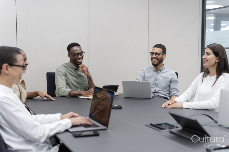 Business people having meeting in office