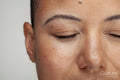 Close-up of woman with eyes closed