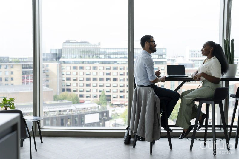 Business people having meeting in modern office